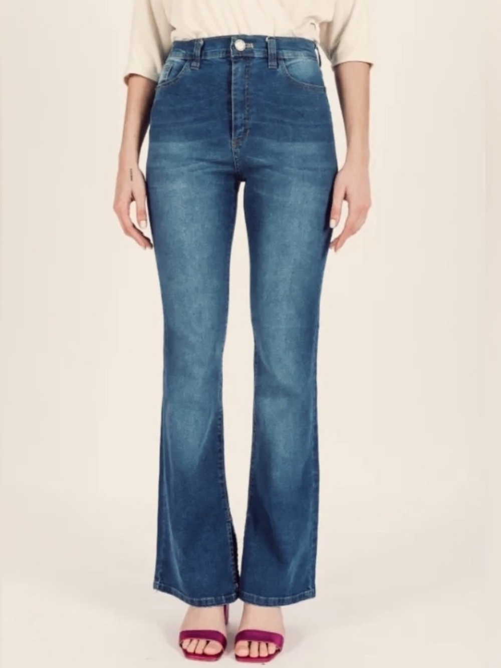Sandro Paris Straight Split Hem Jeans NWOT